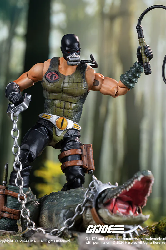 Exquisite Mini Series 1/18 Scale G.I.Joe Croc Master＆Fiona - Action Figure By HIYA Toys