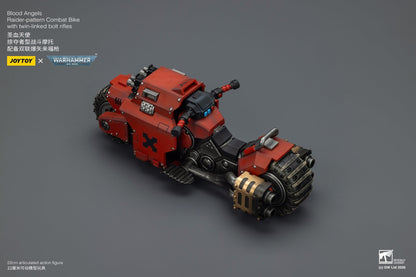 (15 MAR CUTOFF) Raider-pattern Combat Bike with twin-linked bolt rifles-Warhammer 40k 1/18 Action Figure By JOYTOY