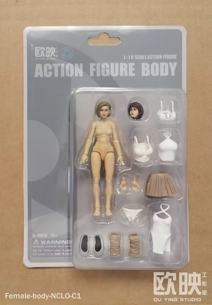 (INSTOCK)  EFSA - BLUE - General Female - 1/18 Action Figure by Planet Green Valley