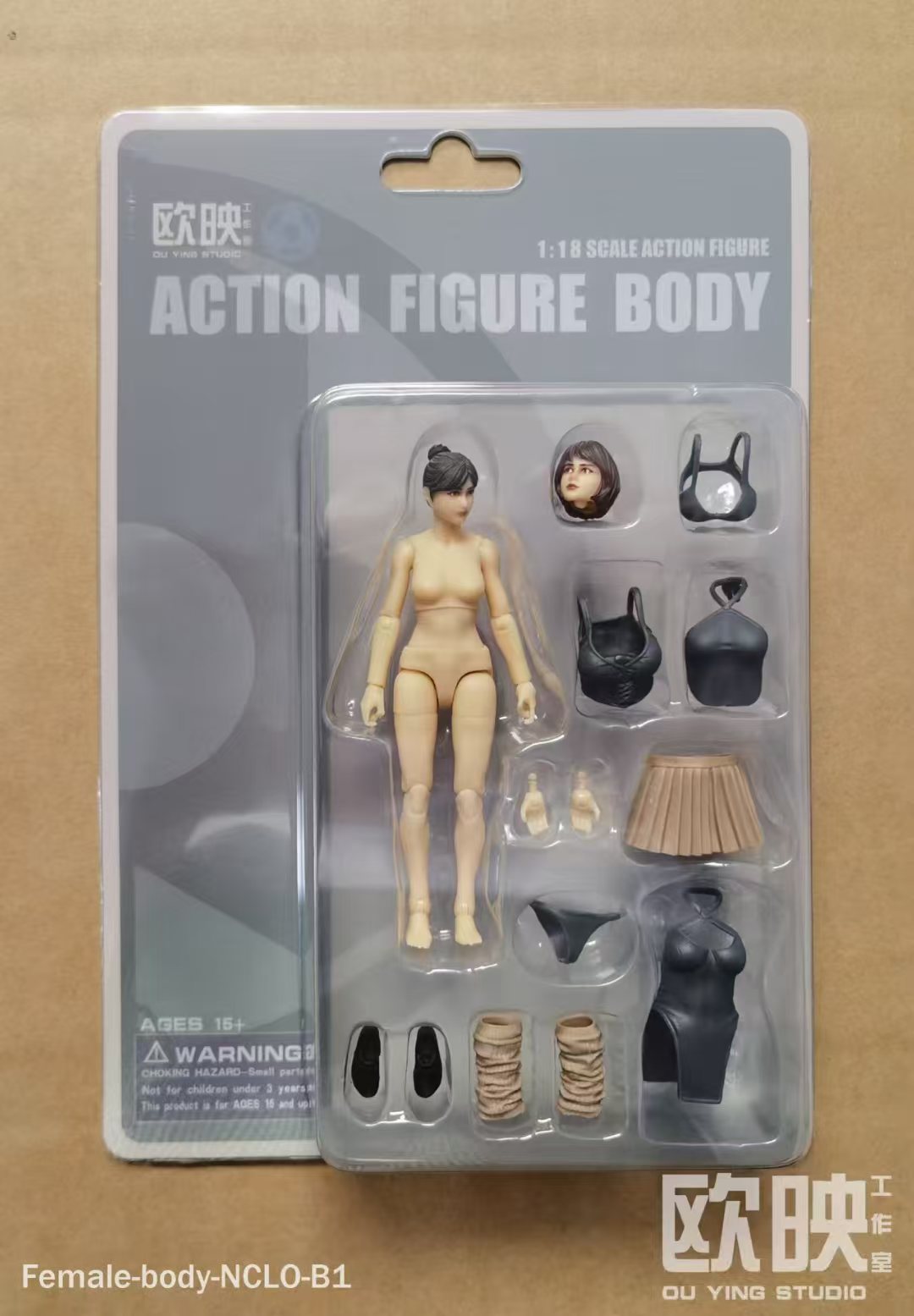 (INSTOCK)  EFSA - BLUE - General Female - 1/18 Action Figure by Planet Green Valley