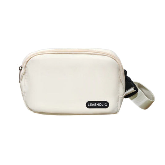 Dog Walking Bag (waist & crossbody) (White)