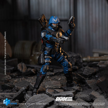 (30/7) Exquisite Mini Series 1/18 Scale 4.1 Inch G.I.Joe Cobra Officer Action Figure By HIYA Toys