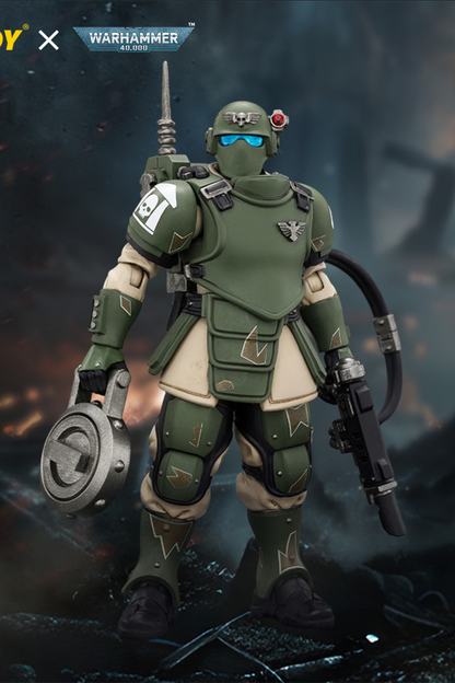 (30/8) Astra Militarum Kasrkin Squad - Warhammer 40K 1/18 Action Figure By JOYTOY