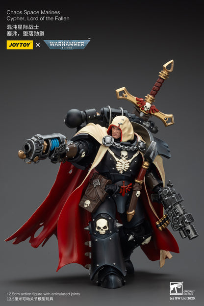 Chaos Space Marines Cypher Lord of the Fallen-1/18 Warhammer 40k Action Figure By JOYTOY