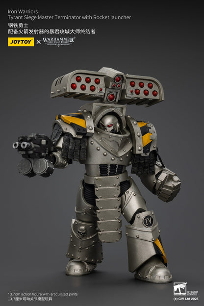 Iron Warriors Tyrant Siege Terminator - Warhammer "The Horus Heresy"1/18 Action Figure By JOYTOY