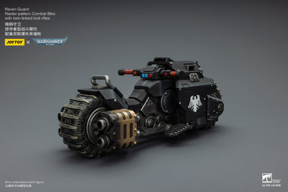 (15 MAR CUTOFF) Raider-pattern Combat Bike with twin-linked bolt rifles-Warhammer 40k 1/18 Action Figure By JOYTOY
