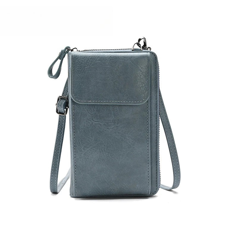 Women's Leather Bag - Multifunctional Mobile Phone Bag