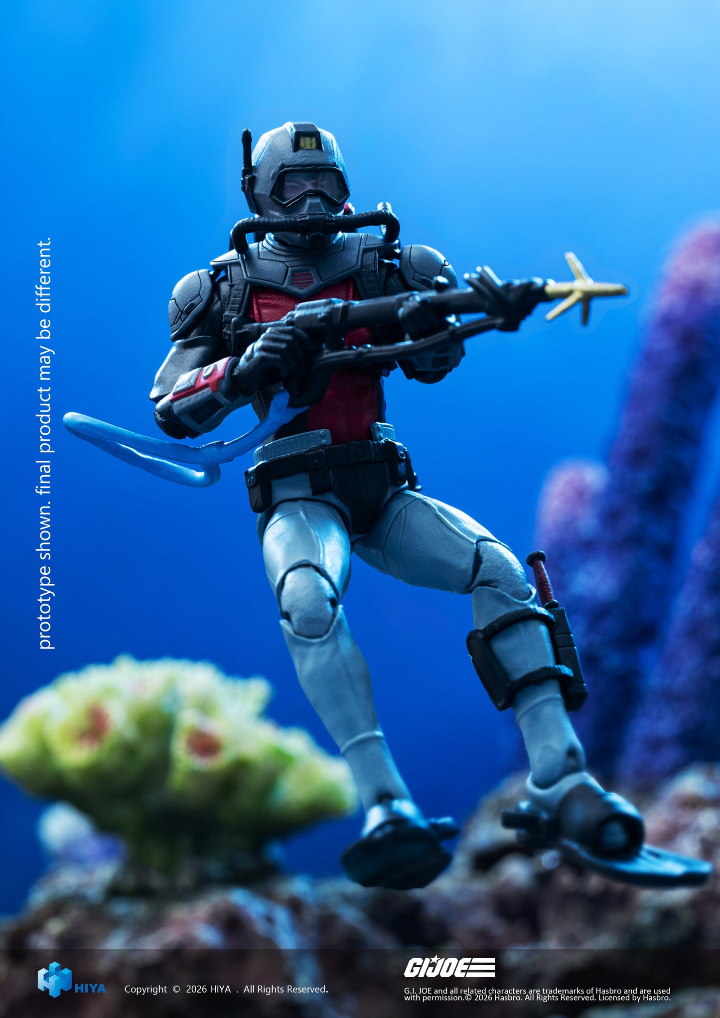 (31 MAR CUTOFF)Cobra Eel - G.I JOE EMG0458 -1/18 Scale Action Figure By HIYA Toys