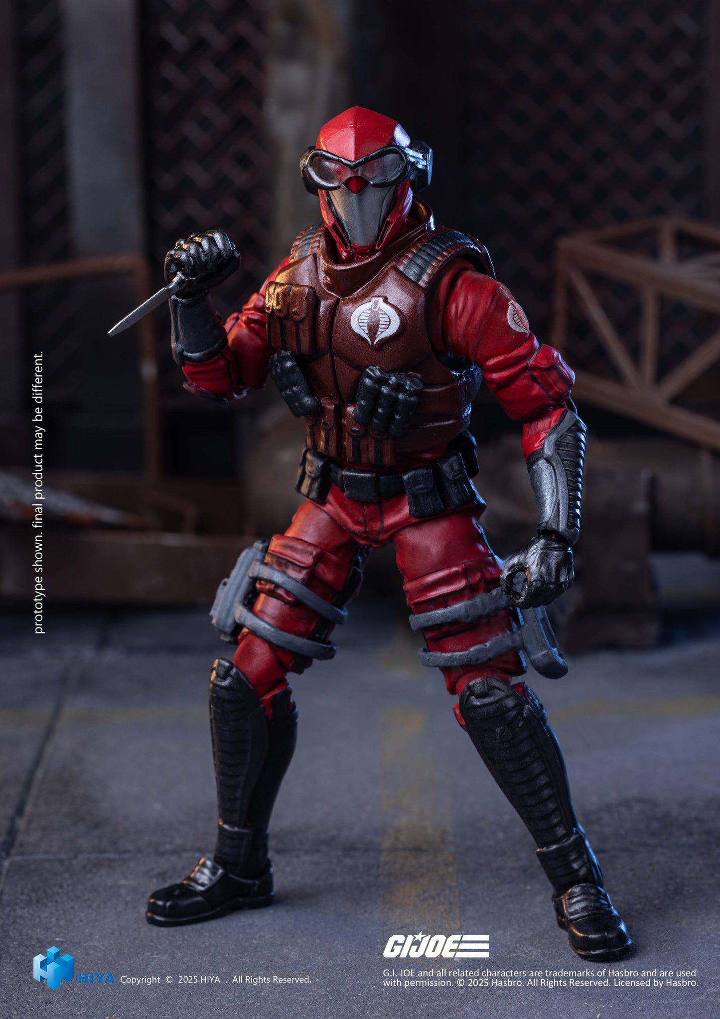 G.I.Joe Crimson Viper Exquisite Mini Series - 1/18 Scale Action Figure By HIYA Toys