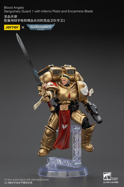 Blood Angels Sanguinary Guard - 1/18 warhammer 40k Action Figure By JOYTOY