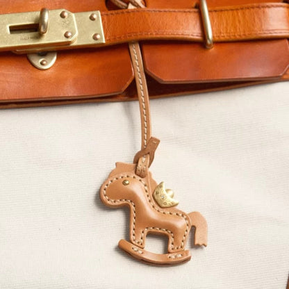 HALF WORK leather bag charm - [money right away]