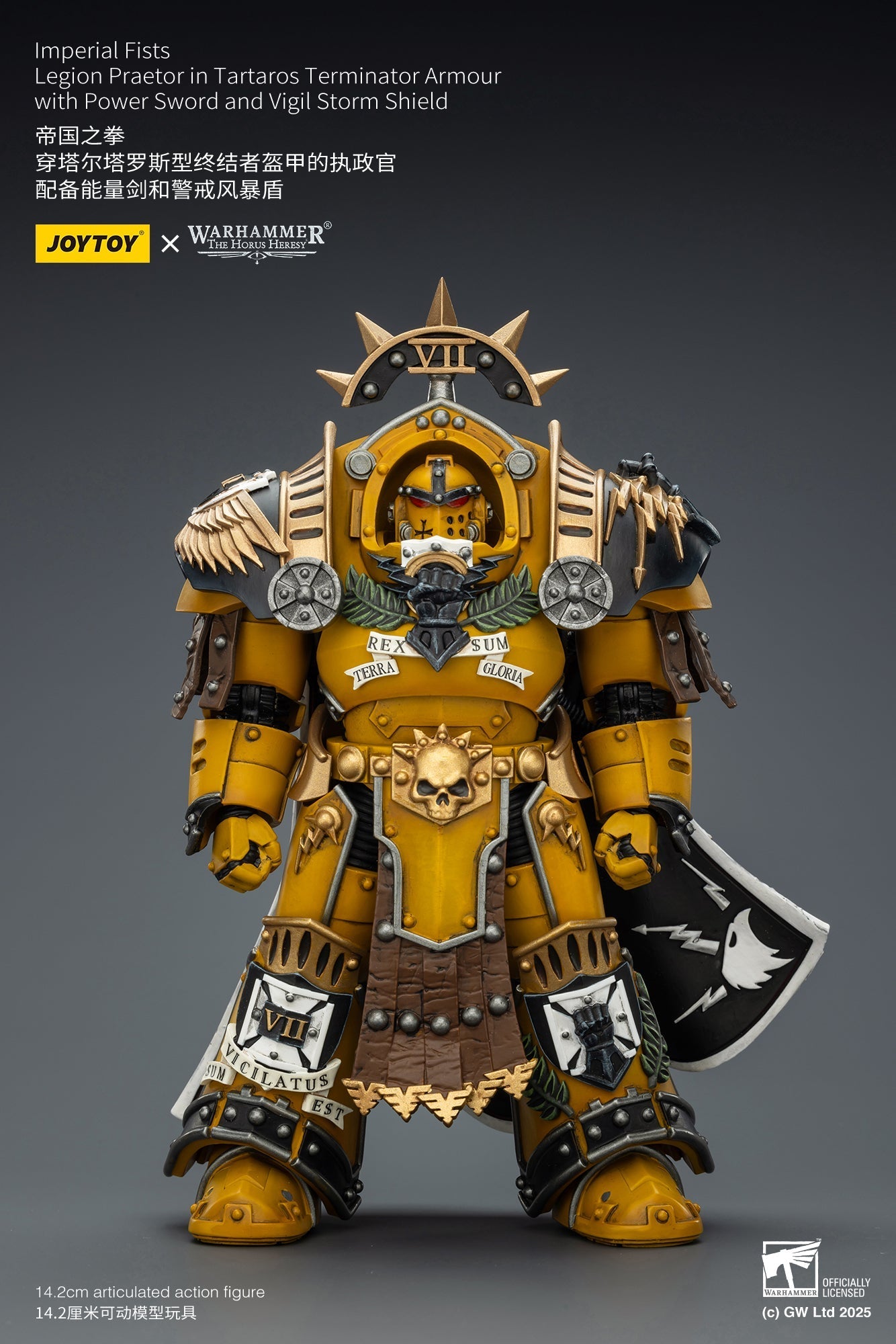 "The Horus Heresy" Imperial Fists -Warhammer 30k 1/18 Action Figure By JOYTOY