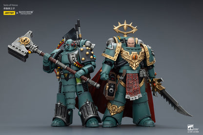 (5 MAR CUT OFF) Sons of Horus Tybalt Marr Captain of the 18th Company & Sons of Horus Siege Breaker- Warhammer "The Horus Heresy" Action Figure By JOYTOY