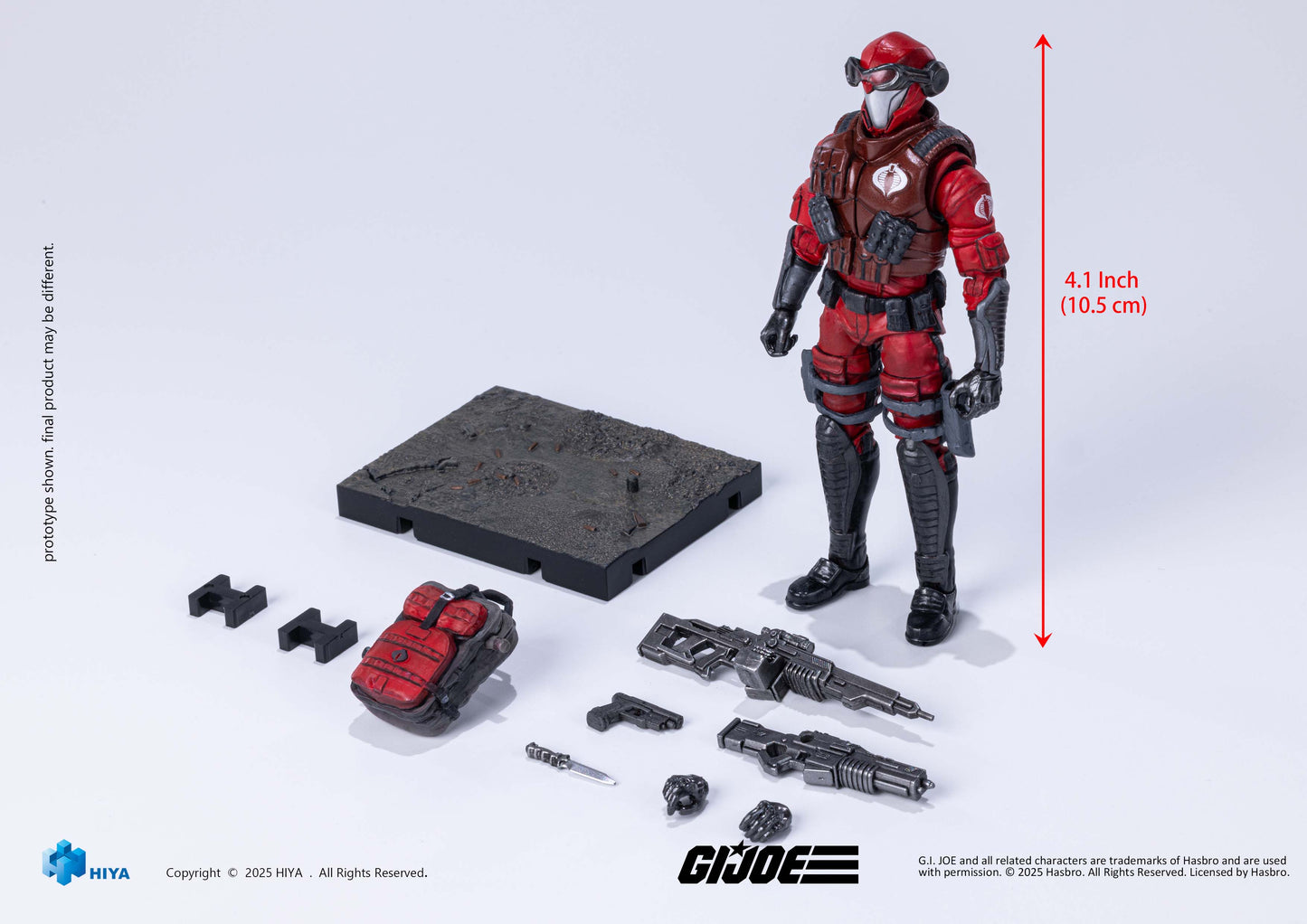 G.I.Joe Crimson Viper Exquisite Mini Series - 1/18 Scale Action Figure By HIYA Toys