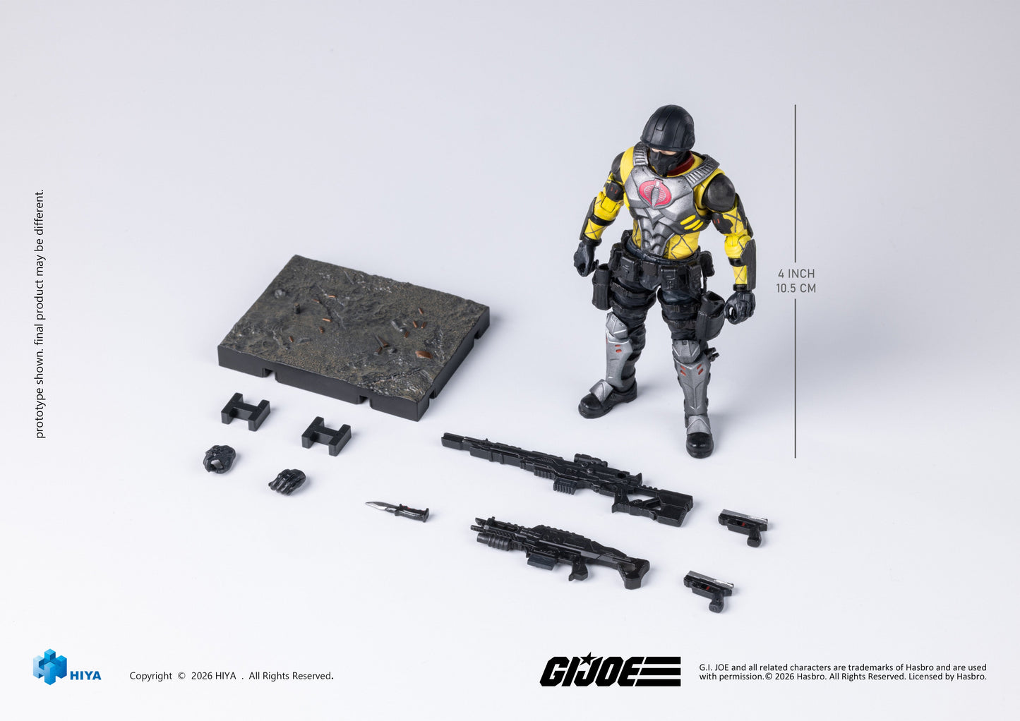 (30/6 CUTOFF) Exquisite Mini Series 1/18 Scale 4 Inch G.I.Joe Python Trooper Action Figure By HIYA Toys