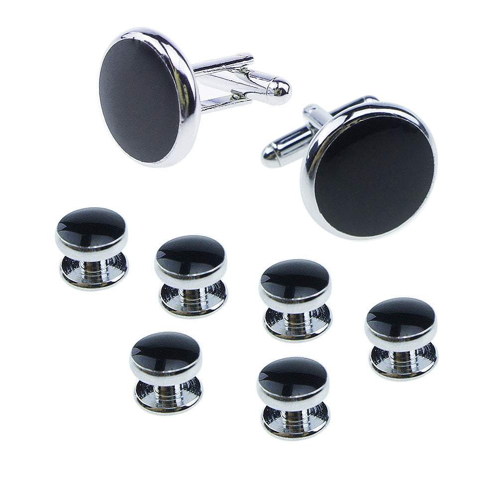 12 Pairs Classic Men's Cufflinks