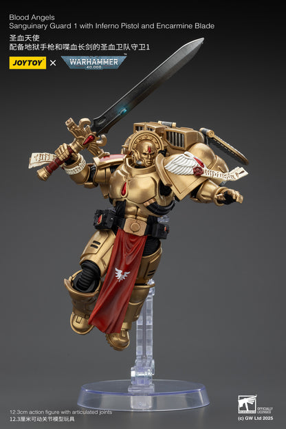 Blood Angels Sanguinary Guard - 1/18 warhammer 40k Action Figure By JOYTOY