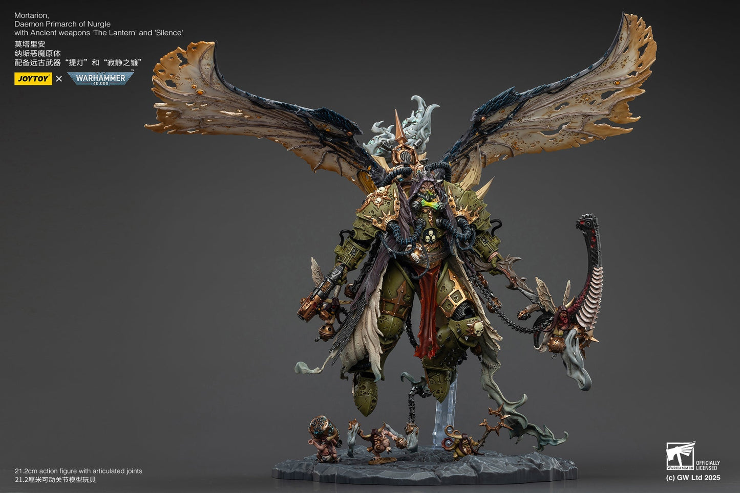 (RE-RUN) Primarch-Warhammer 40k/ "The Horus Heresy” 1/18 Action Figure By JOYTOY