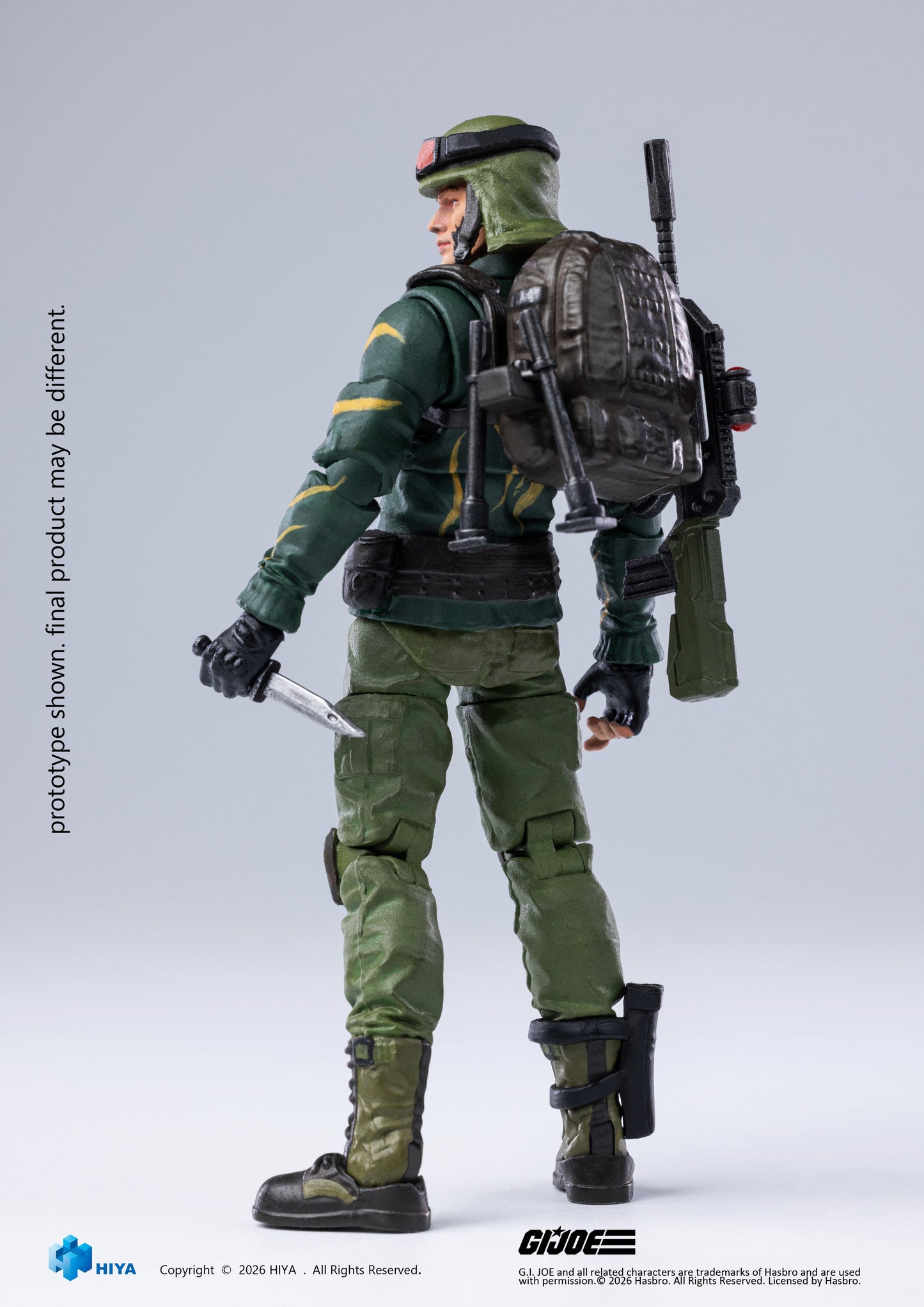 (30/6) 1/18 G.I.Joe Dusty Tiger Force - Exquisite Mini Series Action Figure By HIYA Toys