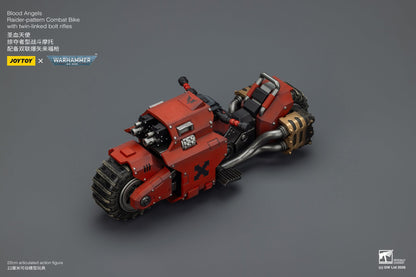 (15 MAR CUTOFF) Raider-pattern Combat Bike with twin-linked bolt rifles-Warhammer 40k 1/18 Action Figure By JOYTOY