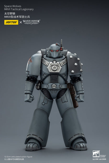 (6/2 Cutoff) MKVI Tactical Legionary-Warhammer "The Horus Heresy" -Warhammer 40k 1/18 Action Figure By JOYTOY