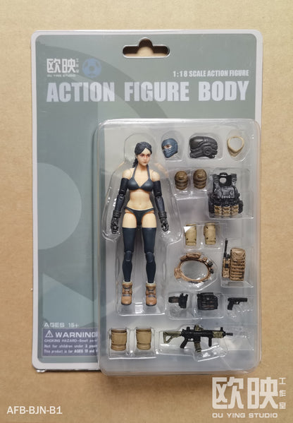 (2 MAR CUTOFF)  PGV General Female (Army) - 1/18 Action Figure by Planet Green Valley
