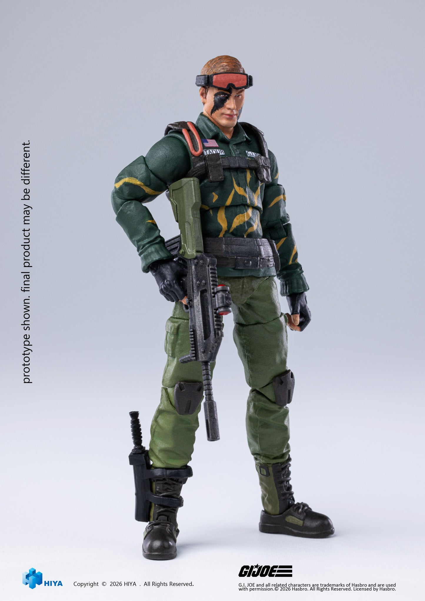 (30/6) 1/18 G.I.Joe Dusty Tiger Force - Exquisite Mini Series Action Figure By HIYA Toys