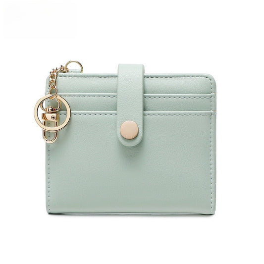 Ladies Leather Bag-RFID Anti-theft Brush Zipper Card Bag