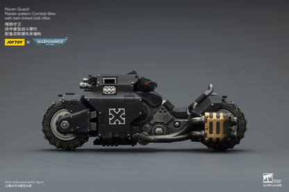 (15 MAR CUTOFF) Raider-pattern Combat Bike with twin-linked bolt rifles-Warhammer 40k 1/18 Action Figure By JOYTOY