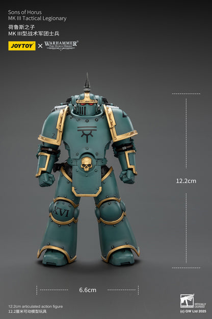 Warhammer MK lll Tactical Legionary Set - Warhammer "The Horus Heresy" 1/18 Action Figure By JOYTOY