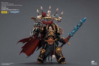 Black Legion Abaddon the Despoile with Drach'nyen and the Talon of Horus - "Warhammer 40K" 1/18 Action Figure By JOYTOY