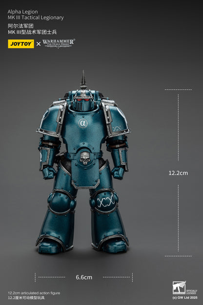 Warhammer MK lll Tactical Legionary Set - Warhammer "The Horus Heresy" 1/18 Action Figure By JOYTOY