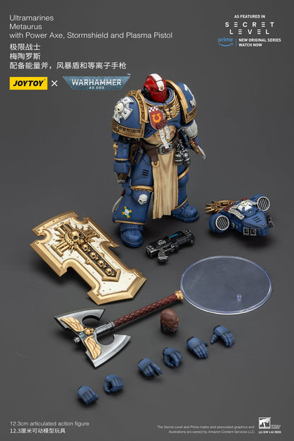 Ultramarines Set - Titus, Metaurus, Levantus, Torvald - Warhammer 40K  1/18 Action Figure By JOYTOY