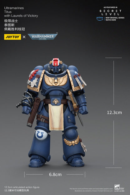 Ultramarines Set - Titus, Metaurus, Levantus, Torvald - Warhammer 40K  1/18 Action Figure By JOYTOY