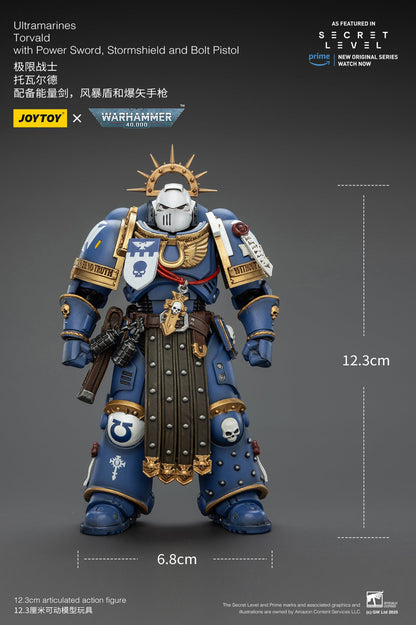 Ultramarines Set - Titus, Metaurus, Levantus, Torvald - Warhammer 40K  1/18 Action Figure By JOYTOY