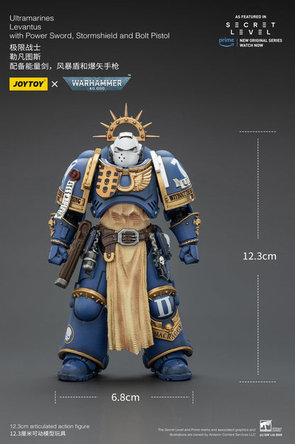 Ultramarines Set - Titus, Metaurus, Levantus, Torvald - Warhammer 40K  1/18 Action Figure By JOYTOY