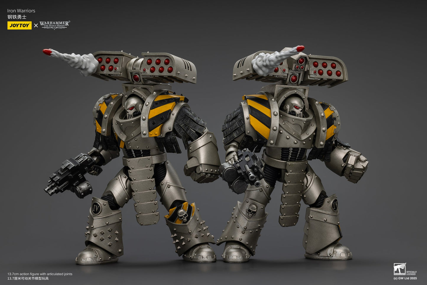 Iron Warriors Tyrant Siege Terminator - Warhammer "The Horus Heresy"1/18 Action Figure By JOYTOY