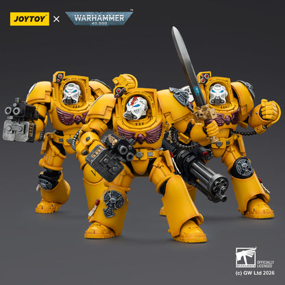 (20 FEB CUTOFF) Imperial Fists Terminator-Warhammer 40k 1/18 Action Figure By JOYTOY
