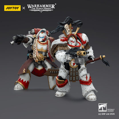 (25 FEB CUT OFF)White Scars Stormseer Consul & Legion Praetor -Warhammer 40k 1/18 Action Figure By JOYTOY