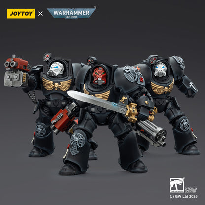 (20 FEB CUTOFF) Black Templars Terminator -Warhammer 40k 1/18 Action Figure By JOYTOY