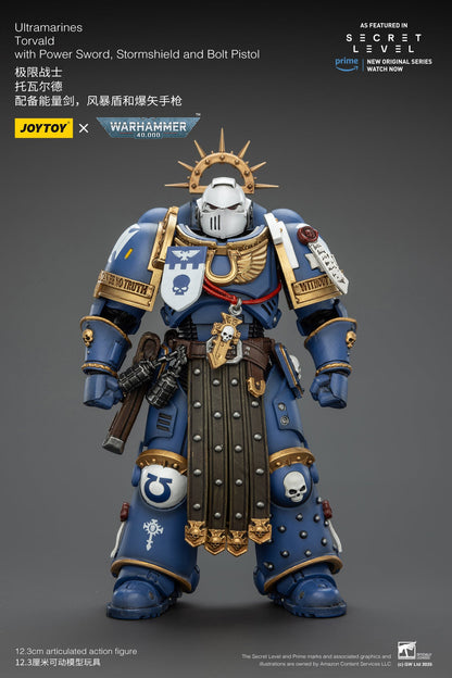 Ultramarines Set - Titus, Metaurus, Levantus, Torvald - Warhammer 40K  1/18 Action Figure By JOYTOY