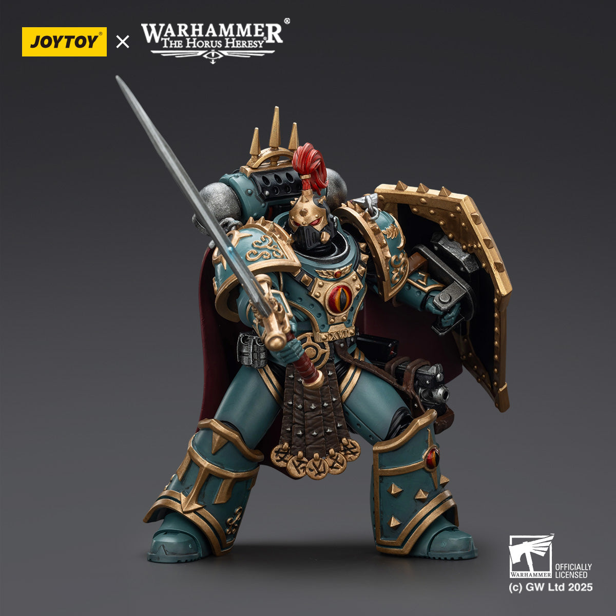 Sons of Horus Little Horus Aximand Captain of the 5th Company - 1/18 Warhammer "The Horus Heresy" Action Figure By JOYTOY