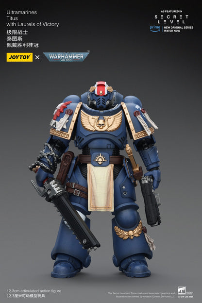 Ultramarines Set - Titus, Metaurus, Levantus, Torvald - Warhammer 40K  1/18 Action Figure By JOYTOY