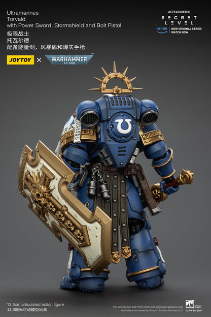 Ultramarines Set - Titus, Metaurus, Levantus, Torvald - Warhammer 40K  1/18 Action Figure By JOYTOY