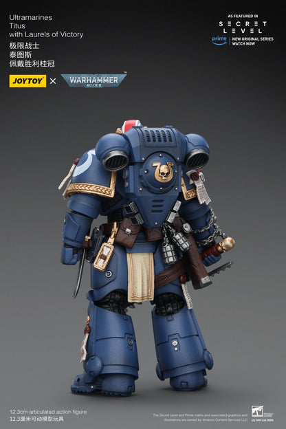 Ultramarines Set - Titus, Metaurus, Levantus, Torvald - Warhammer 40K  1/18 Action Figure By JOYTOY