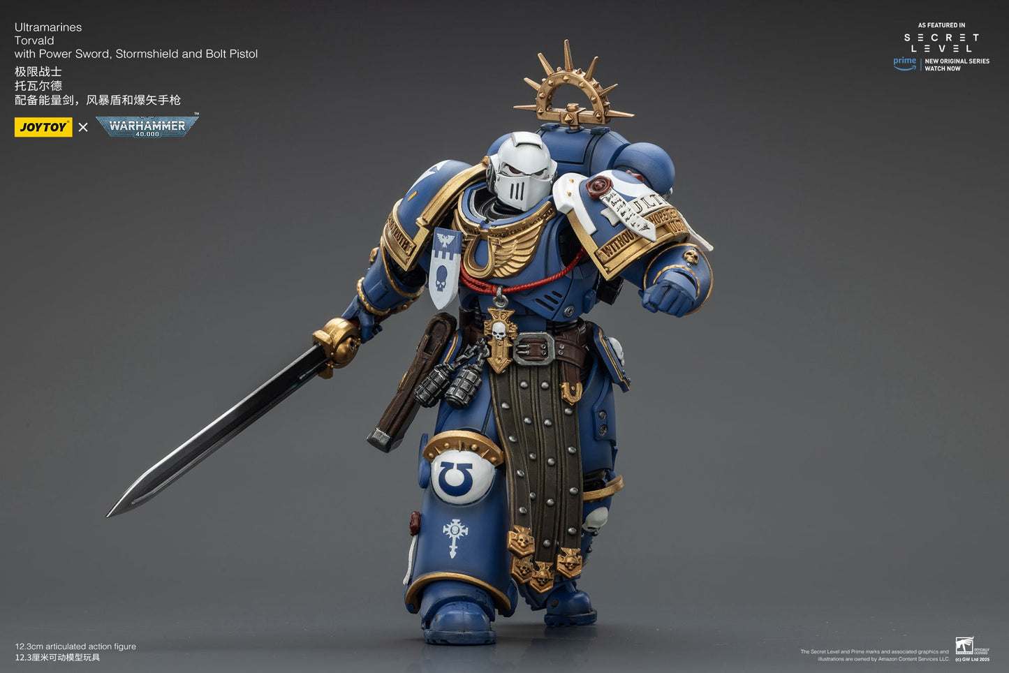 Ultramarines Set - Titus, Metaurus, Levantus, Torvald - Warhammer 40K  1/18 Action Figure By JOYTOY