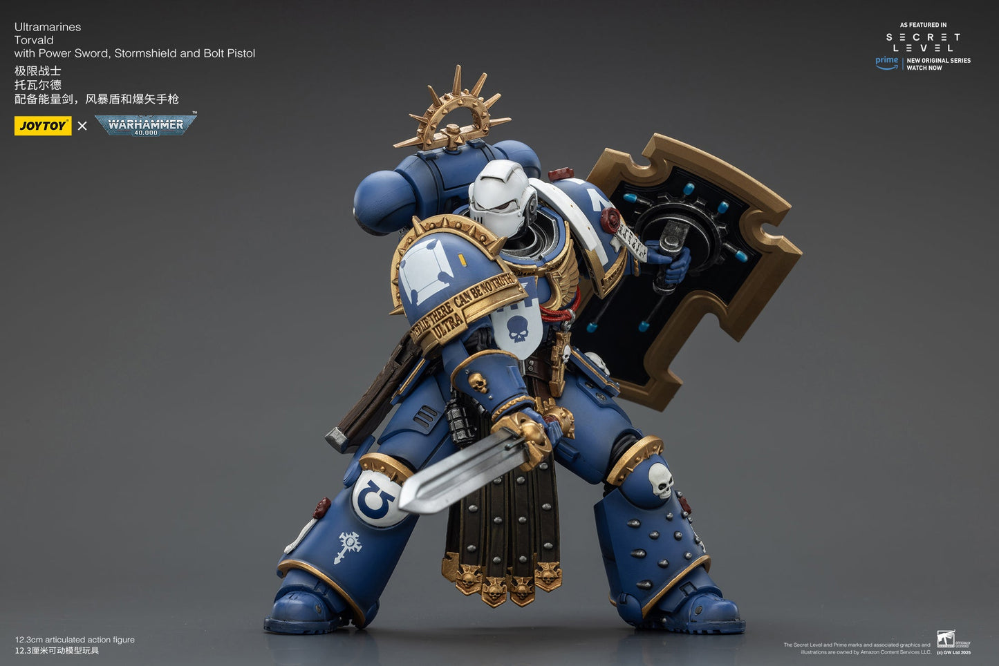 Ultramarines Set - Titus, Metaurus, Levantus, Torvald - Warhammer 40K  1/18 Action Figure By JOYTOY
