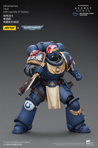 Ultramarines Set - Titus, Metaurus, Levantus, Torvald - Warhammer 40K  1/18 Action Figure By JOYTOY