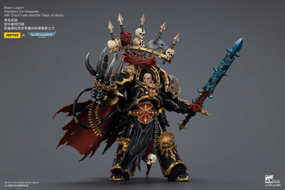 Black Legion Abaddon the Despoile with Drach'nyen and the Talon of Horus - "Warhammer 40K" 1/18 Action Figure By JOYTOY