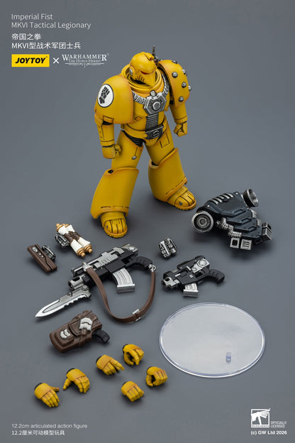 (6/2 Cutoff) MKVI Tactical Legionary-Warhammer "The Horus Heresy" -Warhammer 40k 1/18 Action Figure By JOYTOY